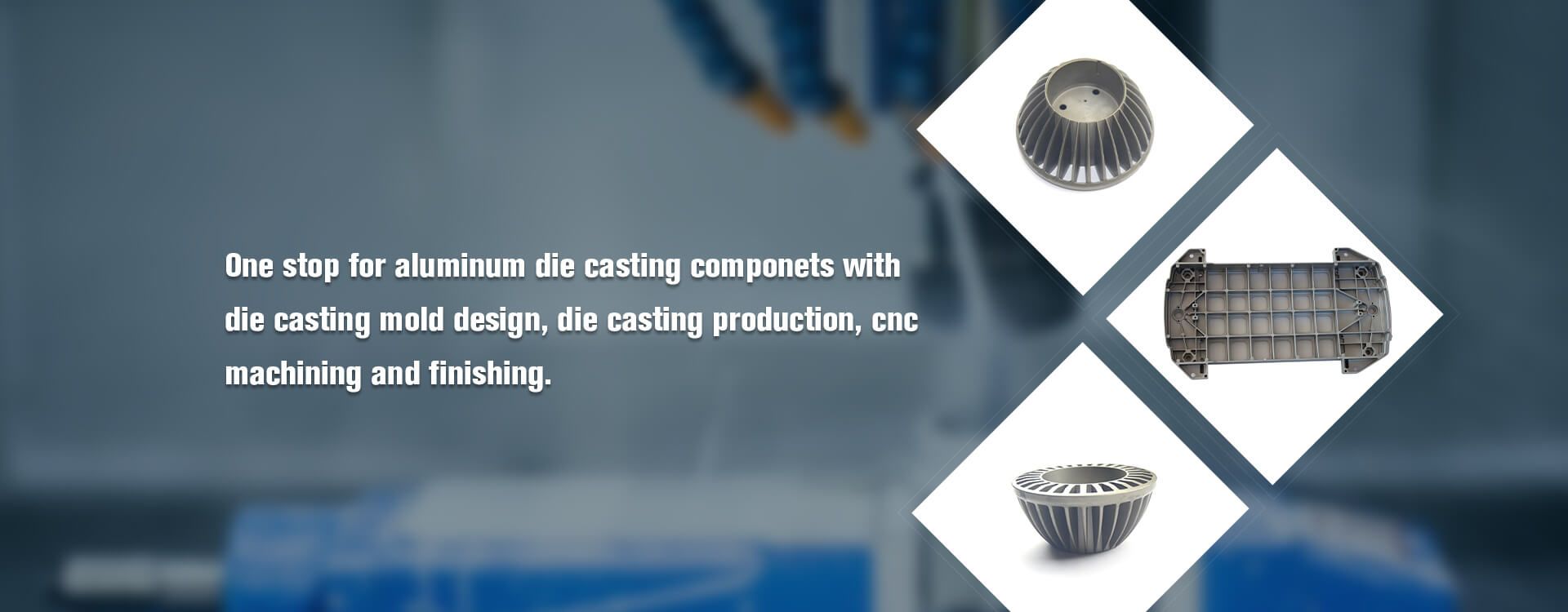 Aluminum die casting light cover